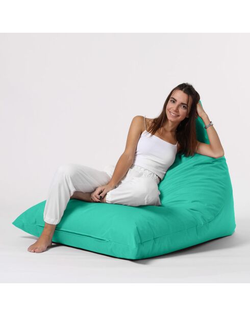 Pouf Pyramid turquoise - 145x35x90 cm