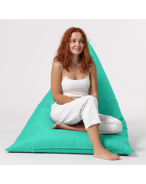 Pouf Pyramid turquoise - 145x35x90 cm