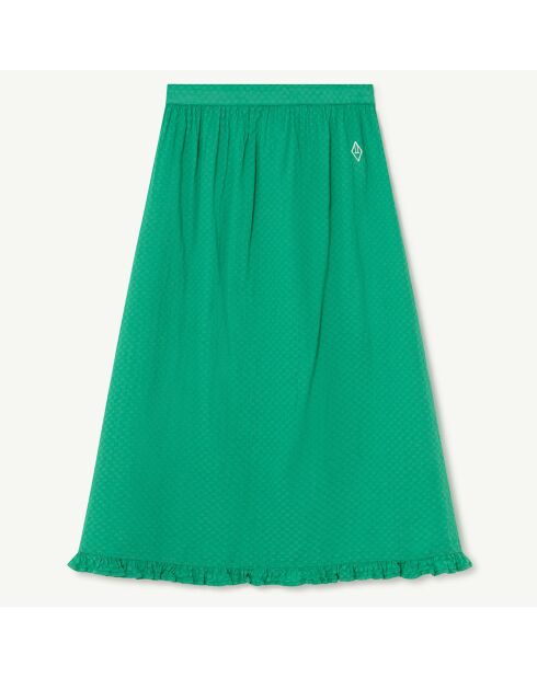 Jupe longue en Coton Sparrow verte