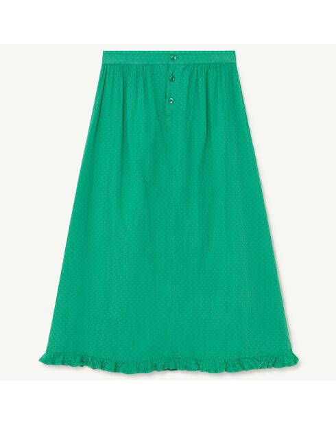 Jupe longue en Coton Sparrow verte