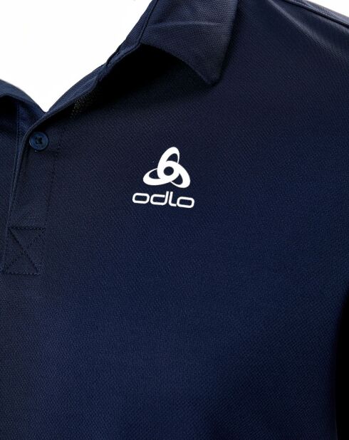 Polo technique Cardada ZeroScent  séchage rapide bleu marine