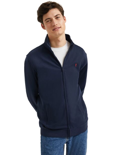 Sweat zippé marine