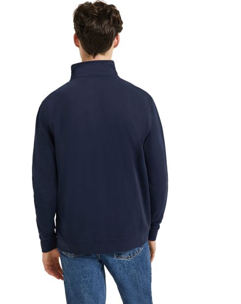 Sweat zippé marine