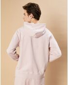 Sweat à capuche Light faded rose