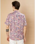 Chemise Slim Slam reverse floral