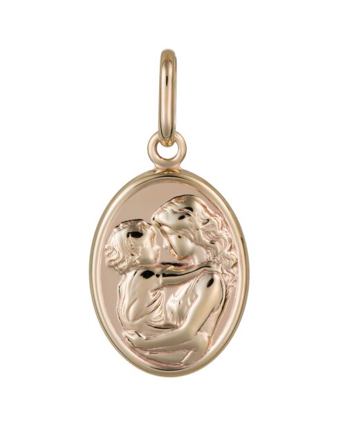 Pendentif Médaillon or jaune