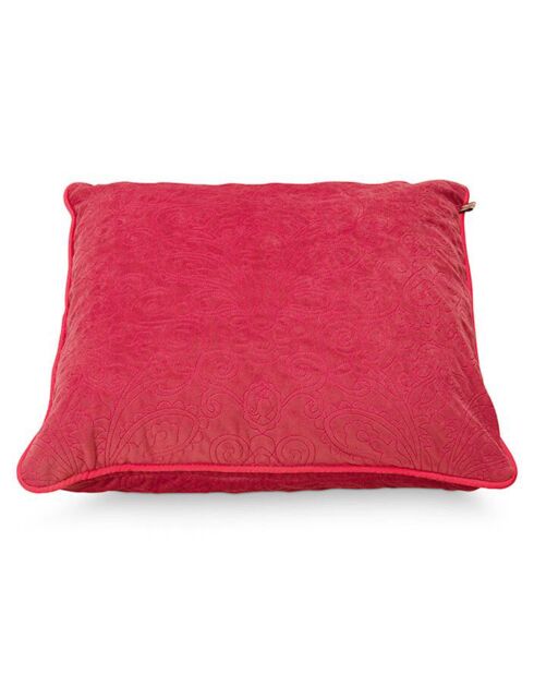 Coussin matelassé rose - 50x50 cm