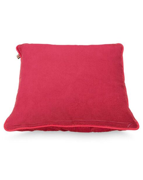Coussin matelassé rose - 50x50 cm