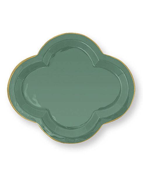 Plateau vert - 31x36 cm