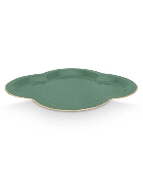 Plateau vert - 31x36 cm