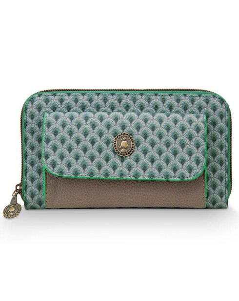 Portafoglio Suki verde - 19,5x11 cm