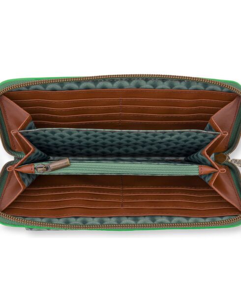 Portafoglio Suki verde - 19,5x11 cm