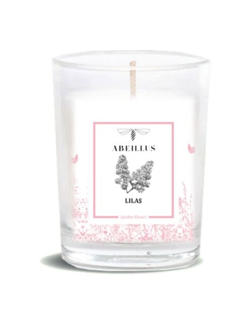 Bougie parfumée Jardin Fleuri Lilas ivoire - 45h