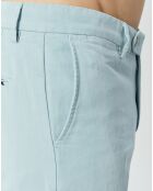 Pantalon en Lin mélangé Chino Slim Fit céladon