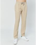 Pantalon Regular Fit beige