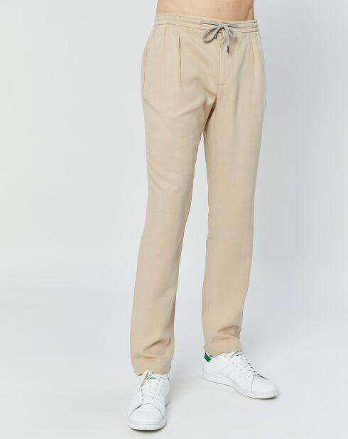 Pantalon Regular Fit beige