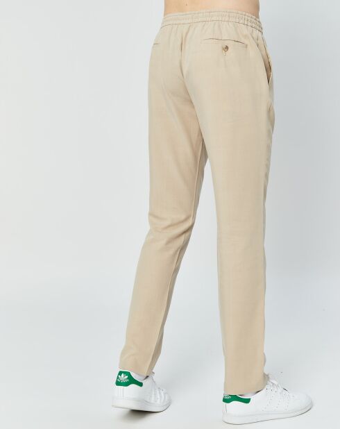 Pantalon Regular Fit beige