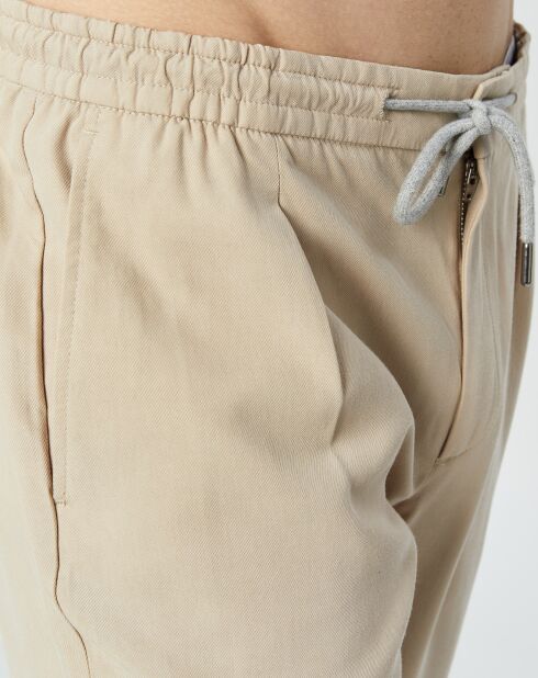 Pantalon Regular Fit beige