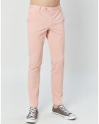 Pantalon Chino Slim Fit Kensington rose clair