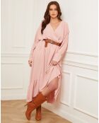 Robe Alesio rose poudré