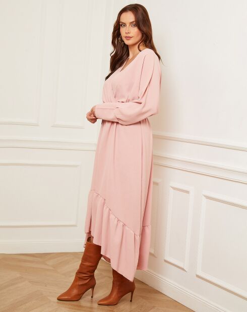 Robe Alesio rose poudré