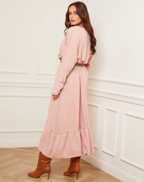 Robe Alesio rose poudré