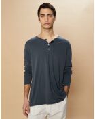 T-Shirt Light Henley thunder