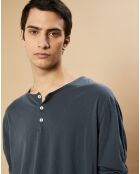 T-Shirt Light Henley thunder