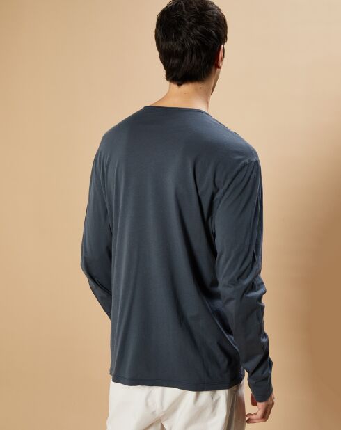 T-Shirt Light Henley thunder