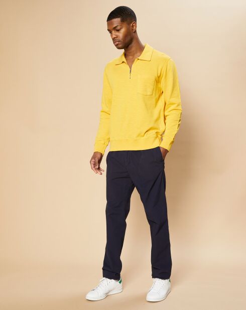 Polo Light zip jaune