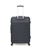 3 Valises 4 roues simples Selenga-C 75/65/55/30 cm & Vanity noires