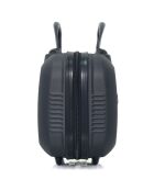 3 Valises 4 roues simples Selenga-C 75/65/55/30 cm & Vanity noires