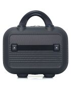 3 Valises 4 roues simples Selenga-C 75/65/55/30 cm & Vanity noires