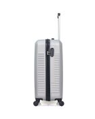 3 Valises 4 roues simples Selenga-C 75/65/55/30 cm & Vanity grises