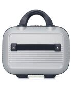 3 Valises 4 roues simples Selenga-C 75/65/55/30 cm & Vanity grises