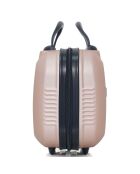 3 Valises 4 roues simples Selenga-C 75/65/55/30 cm & Vanity rose doré