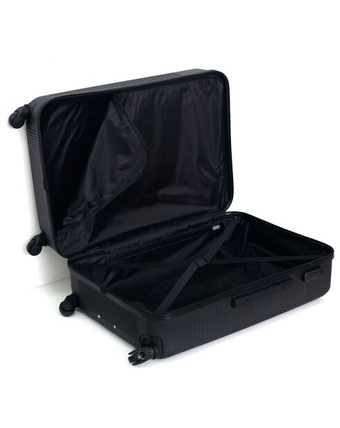 Valise Long Séjour 4 roues simples Selenga 75 cm noire
