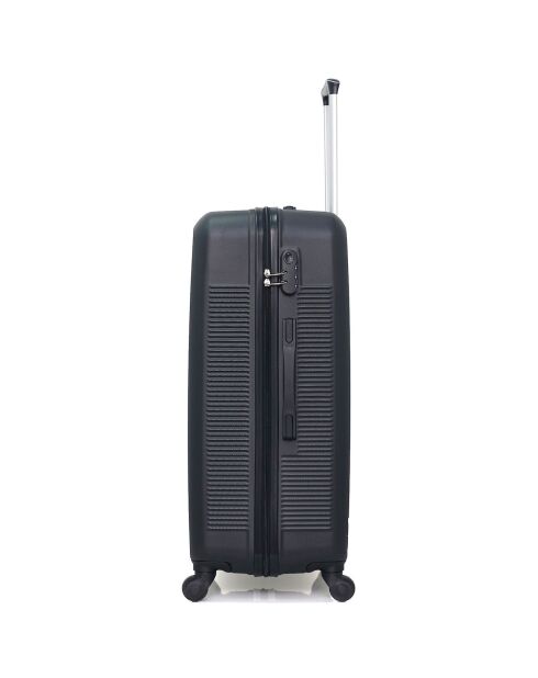 Valise Moyen Séjour 4 roues simples Selenga 65 cm noire