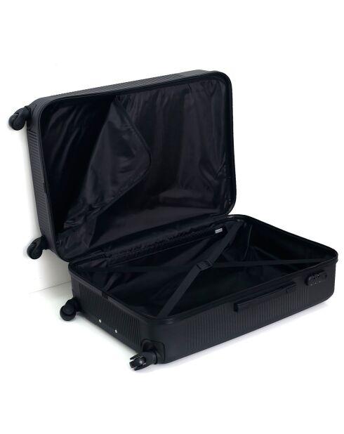 Valise Moyen Séjour 4 roues simples Selenga 65 cm noire