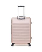 Valise Long Séjour 4 roues simples Selenga 75 cm rose doré