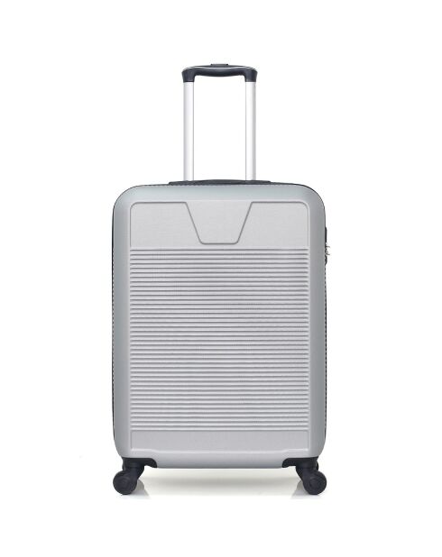 Valigia Selenga Long Stay 4 ruote singole 75 cm grigia