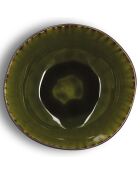 6 Bols en grès Meta vertes - D.17.5 cm