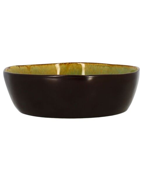 6 Assiettes creuses en grès Motala bleues - D.16 cm