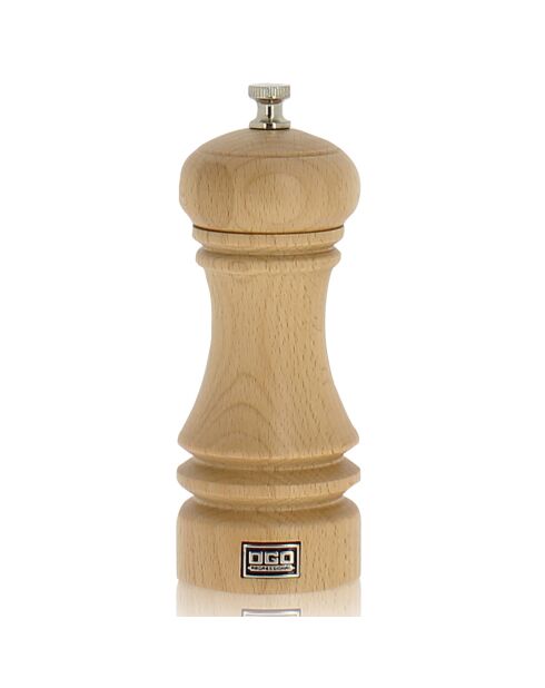 Moulin à sel professionnel en bois naturel naturel