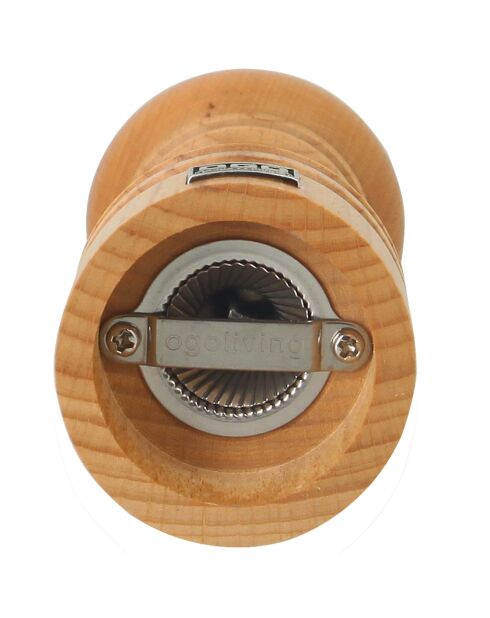 Moulin à sel professionnel en bois naturel naturel