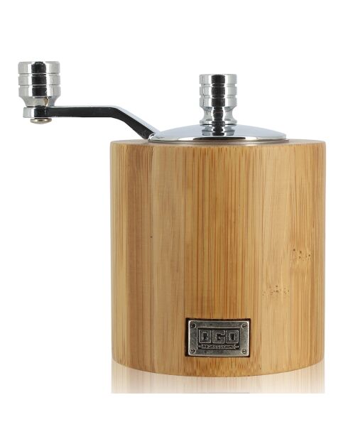 Moulin à sel à manivelle marron