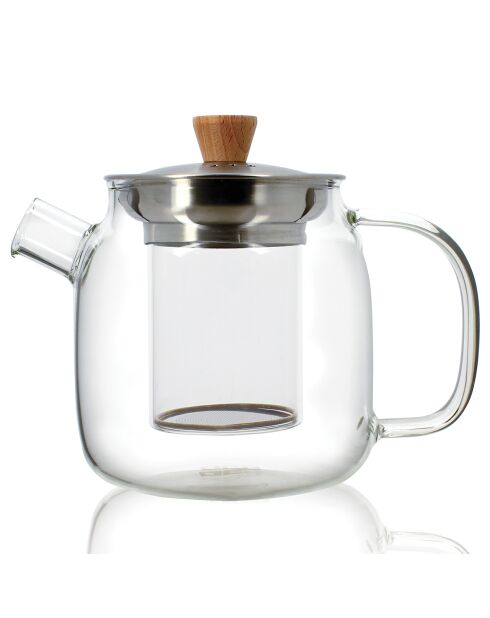 Théière en verre Oscar transparente - 550 ml