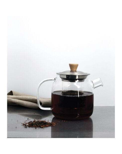 Théière en verre Oscar transparente - 550 ml