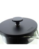 Cafetière à piston en verre double paroi Helya transparente - 800 ml