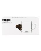4 Tasses expresso en verre borosilicate Helya  transparentes - 12 cl